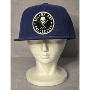 SULLEN TATTOO Art Collective Blue Snapback Hat Cap Flat Bill Adjustable NWT
